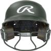 Rawlings | MACH HI-VIZ Fastpitch Softball Batting Helmet | Face Guard Attached | Dark Green | Senior - 6 7/8" - 7 5/8" view 2