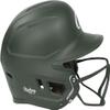 Rawlings | MACH HI-VIZ Fastpitch Softball Batting Helmet | Face Guard Attached | Dark Green | Senior - 6 7/8" - 7 5/8" view 3