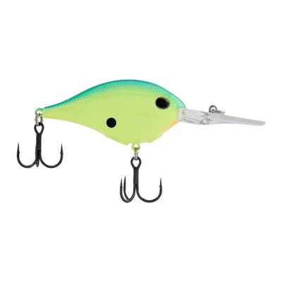 Berkley Dime Freshwater Fishing Lure, Blue Chartreuse, 3/4oz, Authentic Balsa-Like Action, Equipped with Sharp Fusion19 Hook, Ideal for Bass Fishing