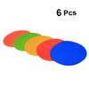 VANZACK 6pcs Round Football Training Markers Reusable Spot Markers for Soccer Basketball and Agility Drills Disc Cones with Storage Bag for Use view 3