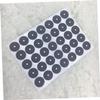 VANZACK 8sheets Portable Pool Self-Adhesive Billiard Stickers of Snooker Dots for Easy Use Wear-Resistant Pool Table Accessories Compact for Daily Storage view 2