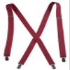 Tuxgear Mens Self Tie Necktie Suspender and Pocket Square, (Mens, Apple Red Paisley) view 3