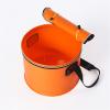 Bait Bucket Camping Folding Fishing Bucket with Shoulder Strap Lightweight Bucket Fishing Bucket Waterproof Lightweight Bucket Minnow Bucket (Color : Orange) view 2
