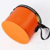 Bait Bucket Camping Folding Fishing Bucket with Shoulder Strap Lightweight Bucket Fishing Bucket Waterproof Lightweight Bucket Minnow Bucket (Color : Orange) view 4
