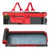 Bait Bucket Colorful Red Thickened Multifunctional Fishing Bucket EVA Material Live Fish Bucket Large Capacity Folding Fish Bucket Minnow Bucket (Size : 48#) view 3
