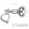 Steering Wheel Knob, Stainless Steel Steering Wheel Knob, Auxiliary Boosters Balls Handle for Boat Wheel Tool Accessory view 2