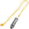 ibasenice Stainless Steel Emergency Whistle with Lanyard for Outdoor Activities Lightweight and Compact Design for Camping Hiking and Training Use view 1