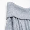 Women Off Shoulder Sweater Jumpers Pullover Knitteds Fall Tops Marl Burgundy One Size view 3
