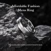 King Will Tungsten Carbide Wedding Band for Men Women-6mm Sliver with Grooved Center Wedding Ring Matte Finished Suitable for Work, Gym Comfort Fit Size 7 view 3