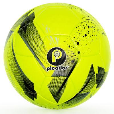 PP PICADOR Size 5 Soccer Ball Official for Adult Youths, Training Match Soccer Balls Outdoor Indoor Sport with Pump(Bright Green)