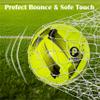 PP PICADOR Size 5 Soccer Ball Official for Adult Youths, Training Match Soccer Balls Outdoor Indoor Sport with Pump(Bright Green) view 4