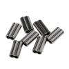 IOFIT 50/100PCS/ Lot Double Barrel Crimping Sleeves Fishing Line Wire Leader Round Copper Tube Connectors Mixed Copper Tubes (Color : Metallic, Size : 50PCS 1.2x8mm) view 1