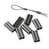 IOFIT 50/100PCS/ Lot Double Barrel Crimping Sleeves Fishing Line Wire Leader Round Copper Tube Connectors Mixed Copper Tubes (Color : Metallic, Size : 50PCS 1.2x8mm) view 4
