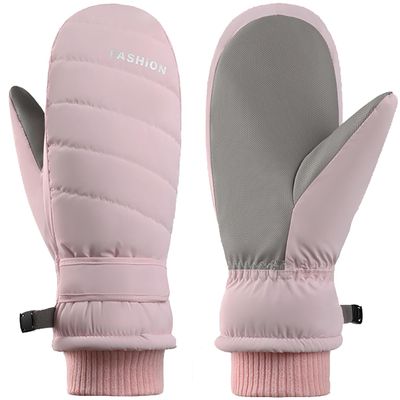 INOGIH Winter-Ski-Mittens-Gloves-for-Women - Men Waterproof Warm Touchscreen Snowboarding-Mittens Snow-Gloves