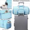 Duffel Bag for Girls Fluffy Dance Bag for Girls Ballet Bag Girls Gymnastic Bag Water Resistant Travel Duffle Bags with Shoes Compartment view 4