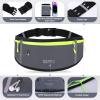 Running Belt Waist Fanny Pack: Slim Phone Holder Workout Pouch for Walking JoggingGrey view 3