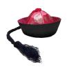 BIBABLYKE Chinese Eunuch Hat Traditional Costume Headwear for Men and Women Chinese Qing Dynasty Style Hat for Cosplay Cloth view 1