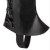 FORNYIN Black Costume Boot Cover, Men's Women's Halloween Pirate Shoe Cover view 3