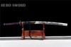 HERO SWORD-Dragon Katana Real Combat Manganese Steel Blue Lightning Blade Samurai Sword Sharp Full Tang Blade Cool Sword Japanese Weapon for Mens Best Gift and Home Decoration view 2
