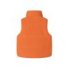 Mud Kingdom Little Boys Puffer Vest Solid Stand Collar Sleeveless Jacket Winter with Slant Pockets Orange 5T view 3
