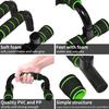 KouRy Push Up Bars Strength Training, with Foam Grip and Non-Slip Handles Structure - for Perfect Floor Home Exercise, Gym and Press Fitness  Weight Power Workout Equipment for Men, Women, Kids (Gree view 4