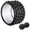 Kipika Back Roller Wheel,Back Stretcher,Back Cracker,Yoga Wheel, Foam Roller for Back Pain Relief and Posture Correction with Massage Ball view 1