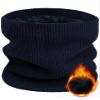 Buauty Navy Neck Warmer Winter Neck Gaiters for Men Women Fleece Cold Weather Gear for Ski Gator Nose Mouth Face Ear Mask Warm Thermal Chunky Scarf Snowboard Snowmobile Hunting Motorcycle Outdoor view 1