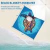 Aroveea Beach Blanket Waterproof Sandproof 1-7 Adult Oversized 78 ''  81 '' Lightweight Durable Compact Sand Free Beach Mat for Travel Camping Hiking Picnic Blanket Extra Large view 2
