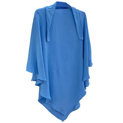 Women Islamic Breathable Soft Hijab Muslim Prayer Hijab Half-body Cover Dubai Long Scarf