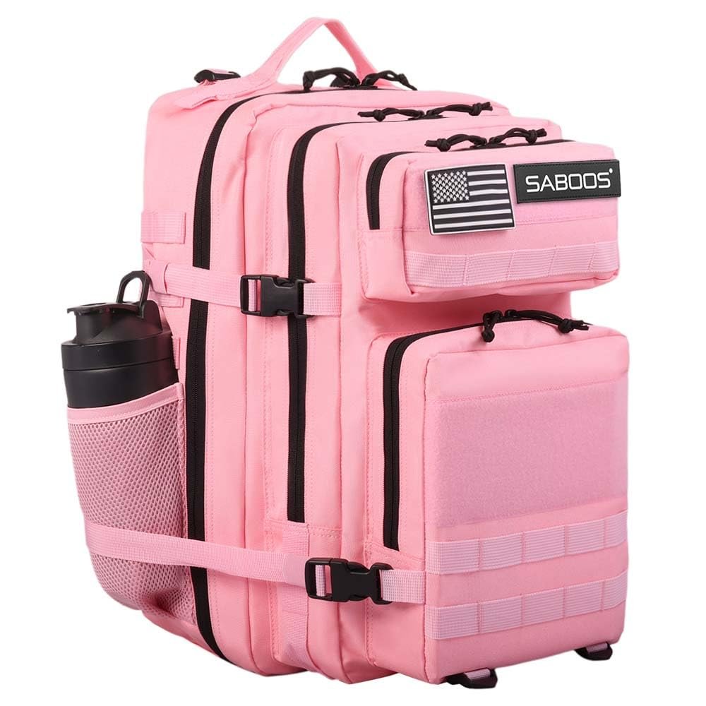 Saboos Gym Backpack for Women Tactical Military Outdoor Hiking Travel Camping Backpack Nylon Large Rucksack 45L