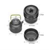 QIYUDS Portable Camping Cookware Kit, Outdoor Cook Gear Pot Pan Kettle Set, Picnic Tableware Tools for Hiking Backpacking Family view 2