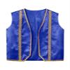 HULIJA Kids Medieval Steampunk Sleeveless Vest Golden Trim Tailcoat Gothic Jackets Waistcoat Royal Blue 16 Years view 1