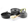 QIYUDS Camping Cookware Kit, Non-Stick Lightweight Pots Set, Portable Outdoor Cookware for Camping Backpacking Hiking view 1