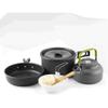 QIYUDS Camping Cookware Kit, Non-Stick Lightweight Pots Set, Portable Outdoor Cookware for Camping Backpacking Hiking view 4