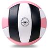 RUN2PEAK Soft Pink Black Volleyball Ball Gifts for Girls Youth Adult Team Beginners Volleyballs for Outdoor Indoor Beach Pool Backyard Official Size 5 Training Practice Volley Ball Stuff view 3