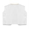 HULIJA Kids Medieval Steampunk Sleeveless Vest Golden Trim Tailcoat Gothic Jackets Waistcoat White 8 Years view 2