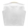 HULIJA Kids Medieval Steampunk Sleeveless Vest Golden Trim Tailcoat Gothic Jackets Waistcoat White 8 Years view 4