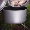 QIYUDS Camping Cookware Mess Kit, Outdoor Set of Pot Picnic Supplies Picnic Pot Utensils Outdoor cookware Set -self-Driving Tour 7-8 People Portable Camping Pot- Camp Accessories Equipment view 4