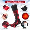 Heated Socks - 7.4V/3000mAh Electric Socks for Men Women,Rechargeable Heated Socks with APP Control, Camping Hiking Motorcycle Skiing Outdoor Riding-Warm Winter Socks(L) view 3