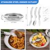 QIYUDS Camping Cookware Kit, Lightweight Backpacking Cooking Set Outdoor Cook Gear for Outdoor Camping Hiking and Picnic (Color : Black) view 3