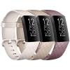 3 Pack Sport Bands Compatible with Fitbit Charge 4 Bands Women Men, Soft Silicone Adjustable Replacement Straps Wristbands for Fitbit Charge 4 / Fitbit Charge 3 / Charge 4 SE / Charge 3 SE view 1