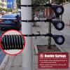 ZIMGOD Wing Chun Dummy Boxing Martial Arts Training Device Sport Target, Adjustable Wing Chun Spring Arms Man Pile, Kung Fu Practice Equipment, Arm Strength Exercise Tools (Color : 3Pcs) view 2