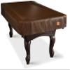 BEARCOVER Heavy Duty Leatherette Billiard Pool Table Cover, Waterproof & Tearproof Cover for Pool Table 7/8/9FT 9Feet-Coffee view 1