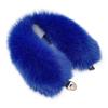 ECYC Ltd Women's Soft Fluffy Faux Fur Collar Scarf Wrap Furry Neck Warmer Scarf Loop Scarves Stoles for Ladies Fall Winter Coat Dress, Royal Blue view 1