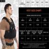Tuxapo Tactical Molle Vests with Triple mag Pouch and Side Cummerbund Pouches, Quick Release Vests for Men view 3