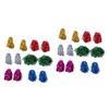 BESPORTBLE 24pcs Cheerleader Pom Poms Bright Straight Handle for Cheerleading Sports Events Random Color view 1