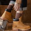 TINTAO 3 Pairs Women Winter Wool Cable Knit Crew Knee High Boot Socks,Size 5-11#W919 (Polyester Blend, Color C04) view 3