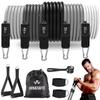 WHATAFIT Resistance Bands, Exercise BandsResistance Bands for Working Out, Work Out Bands with Handles for Men and Women Fitness, Strength Training Home Gym Equipment view 1