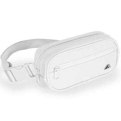 Everest 8" Premium Waist Pack - Standard, White All Ages, Unisex WP2000-WHT, Crossbody Fanny Pack Belt Bag