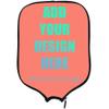 KOALEIU Custom Pickleballs Paddles Protection Personalized Pickleballs Paddle Cover with Design You Photo Text, Fits Most Rackets, 8.5x11.5 Inches, Salmon view 1